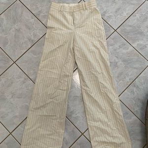 Burberry Low Waisted Pinstripe Pants